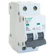 Автоматический выключатель EB5-63 2P 16А тип C 6кА, Erste Electric мини-фото