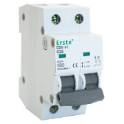 Автоматический выключатель EB5-63 2P 25А тип C 6кА, Erste Electric мини-фото