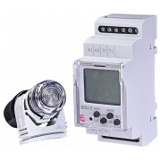 Реле сутінкове SOU-2 230V AC 8A з цифровим таймером, ETI міні-фото