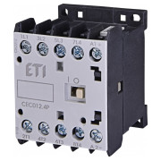 Контактор миниатюрный CEC 12.4P 230V/АС 12A 5,5kW AC3 4p (4НО), ETI мини-фото