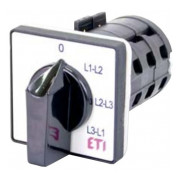 Переключатель кулачковый CS 16 67 U для измерения линейного напряжения 16А, ETI (Словения) мини-фото