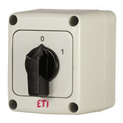 Переключатель кулачковый CS 16 92 PN 4p «0-1» 16А в корпусе IP65, ETI (Словения) Переключатель кулачковый CS 16 92 PN 4p «0-1» 16А в корпусе IP65, ETI (Словения) мини-фото