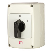 Переключатель кулачковый CS 32 92 PNG 4p «0-1» 32А в корпусе IP65, ETI (Словения) Переключатель кулачковый CS 32 92 PNG 4p «0-1» 32А в корпусе IP65, ETI (Словения) мини-фото
