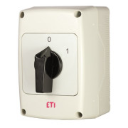 Перемикач кулачковий CS 40 10 PNG 3p «0-1» 40А в корпусі IP65, ETI (Словенія) Перемикач кулачковий CS 40 10 PNG 3p «0-1» 40А в корпусі IP65, ETI (Словенія) міні-фото