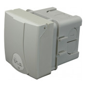 Розетка в коробке внутренней установки EZB-3243 IP44 (32A, 400V, 3P+PE), ETI мини-фото
