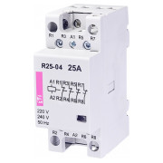 Контактор модульный R 25-04 25A 230V AC 4NC, ETI (Словения) Контактор модульный R 25-04 25A 230V AC 4NC, ETI (Словения) мини-фото