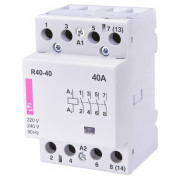 Контактор модульний R 40-40 40A 230V AC 4NO, ETI міні-фото