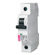 Автоматичний вимикач ETIMAT 10 DC (6кА) 1P 40 А хар-ка C, ETI міні-фото