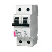 Автоматичний вимикач ETIMAT 10 DC (6кА) 2P 6 А хар-ка C, ETI міні-фото
