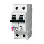 Автоматичний вимикач ETIMAT 10 DC (6кА) 2P 40 А хар-ка C, ETI міні-фото