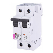 Автоматичний вимикач ETIMAT 10 (6кА) 2P 63 А хар-ка C, ETI міні-фото