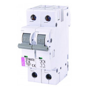 Автоматичний вимикач ETIMAT 6 (6кА) 2P 6 А хар-ка C, ETI (Словенія) міні-фото