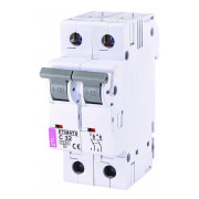 Автоматичний вимикач ETIMAT 6 (6кА) 2P 32 А хар-ка C, ETI (Словенія) міні-фото