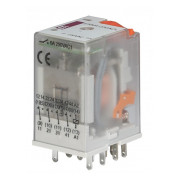 Реле електромеханічне ERM4-230ACL 4CO 230V AC (6А AC1), ETI міні-фото