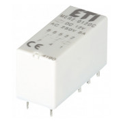 Реле електромеханічне мініатюрне MER2-012DC 2CO 12V DC (8А AC1), ETI міні-фото