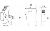 Габаритні розміри і схема заміни акумулятора добового реле часу ETI APC-DR1 зображення
