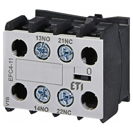 Блок додаткових контактів EFC4-11 1НВ+1НЗ, ETI (4641541) фото