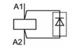 Фильтр (диод) DICE-1 12-600V DC, ETI изображение 2 (схема)
