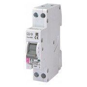 Диференційний автоматичний вимикач KZS-1M SUP B 10/0,03 тип A (6kA, верхнє підключення), ETI міні-фото