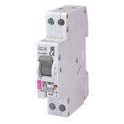 Диференційний автоматичний вимикач KZS-1M SUP B 6/0,03 тип A (6kA, верхнє підключення), ETI міні-фото