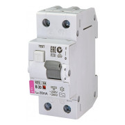 Дифференциальный автоматический выключатель KZS-2M B 20/0,03 тип AC (10kA), ETI мини-фото