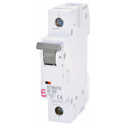 Автоматичний вимикач ETIMAT 6 (6кА) 1P 50 А хар-ка B, ETI міні-фото