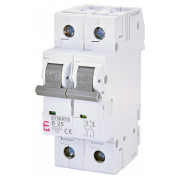 Автоматичний вимикач ETIMAT 6 (6кА) 2P 25 А хар-ка B, ETI міні-фото