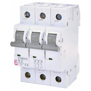 Автоматичний вимикач ETIMAT 6 (6кА) 3P 2 А хар-ка B, ETI міні-фото