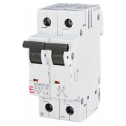 Автоматический выключатель ETIMAT 10 DC (6кА) 2P 0,5 А хар-ка C, ETI мини-фото