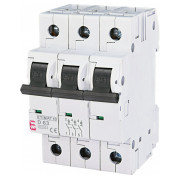 Автоматичний вимикач ETIMAT 10 (6кА) 3P 63 А хар-ка D, ETI міні-фото