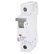 Автоматичний вимикач ETIMAT 6 (6кА) 1P 10 А хар-ка D, ETI міні-фото
