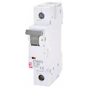 Автоматичний вимикач ETIMAT 6 (6кА) 1P 32 А хар-ка D, ETI міні-фото