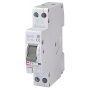 Диференційний автоматичний вимикач KZS-1M SUP B 6/0,03 тип A (6kA, верхнє підключення), ETI міні-фото