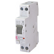 Диференційний автоматичний вимикач KZS-1M SUP B 6/0,1 тип A (6kA, верхнє підключення), ETI міні-фото