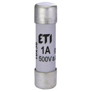 Плавка вставка циліндрична CH 10×38 gG 1A 500В (упаковка = 10 шт.), ETI міні-фото
