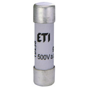 Плавка вставка циліндрична CH 10×38 gG 2A 500В (упаковка = 10 шт.), ETI міні-фото
