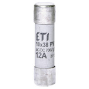 Плавка вставка циліндрична CH 10×38 gR 12A 700В (50кА AC), ETI міні-фото