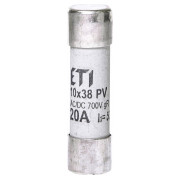 Плавка вставка циліндрична CH 10×38 gR 20A 700В (50кА AC), ETI міні-фото