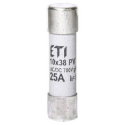 Плавкая вставка цилиндрическая CH 10×38 gR 25A 700В (50кА AC), ETI мини-фото