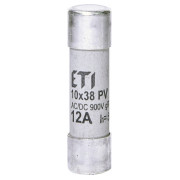 Плавкая вставка цилиндрическая CH 10×38 gR 12A 900В (50кА AC), ETI мини-фото
