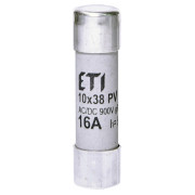 Плавкая вставка цилиндрическая CH 10×38 gR 16A 900В (50кА AC), ETI мини-фото