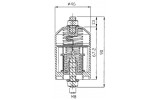 Обмежувач перенапруги ETITEC A 500/5/C-NO (5кА, 8/20), ETI зображення 2 (габаритні розміри)