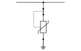 Обмежувач перенапруги ETITEC A 280/5/C-NO (5кА, 8/20), ETI зображення 3 (схема)