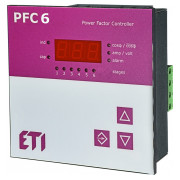 Регулятор реактивной мощности PFC 6 RS 6 ступеней 97×97, ETI мини-фото