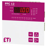 Регулятор реактивної потужності PFC 12 RS 12 ступенів 144×144, ETI міні-фото