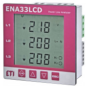 Анализатор параметров сети ENA33LCD 96×96мм 230В/AC, ETI мини-фото