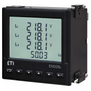 Анализатор параметров сети END20L-RS 96×96мм 85-253В/AC 90-300В/DC RS-485, ETI мини-фото