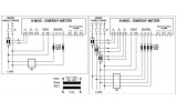 Анализатор параметров сети ENA3D 9 модулей на DIN-рейку 230 L/N, ETI изображение 3 (схема)