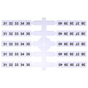 Табличка маркувальна (200 шт.) EO3 31-40, ETI міні-фото