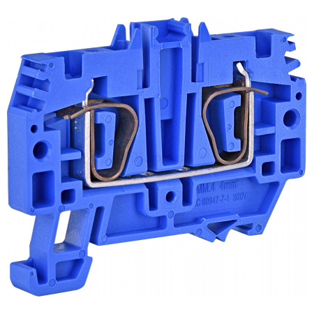 Клемма пружинная ESP-HMM.4B 4 мм² синяя, ETI (3903168) фото